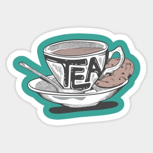 Cup and saucer Sticker